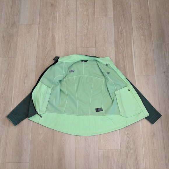 The North Face Women's Calentito 2 Jacket Sz L Laurel Wreath Green Heather - Picture 11 of 13
